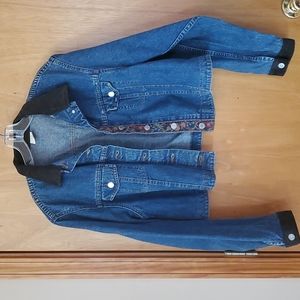 Denim jean jacket Lee large